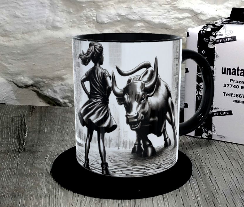 TAZA.Niña sin miedo – The Fearless Girl.1