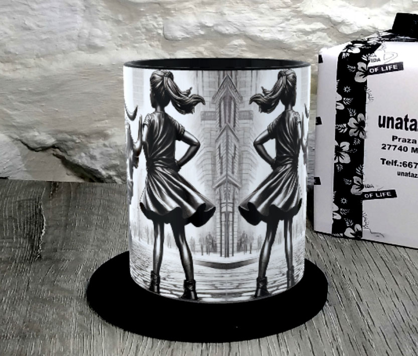 TAZA.Niña sin miedo – The Fearless Girl.2