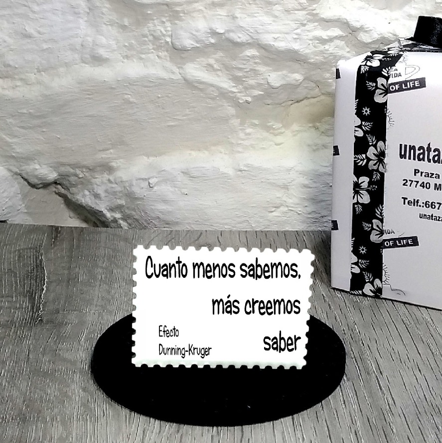 IMÁN. Cuanto menos sabemos, más creemos saber.Efecto Dunning-Kruger